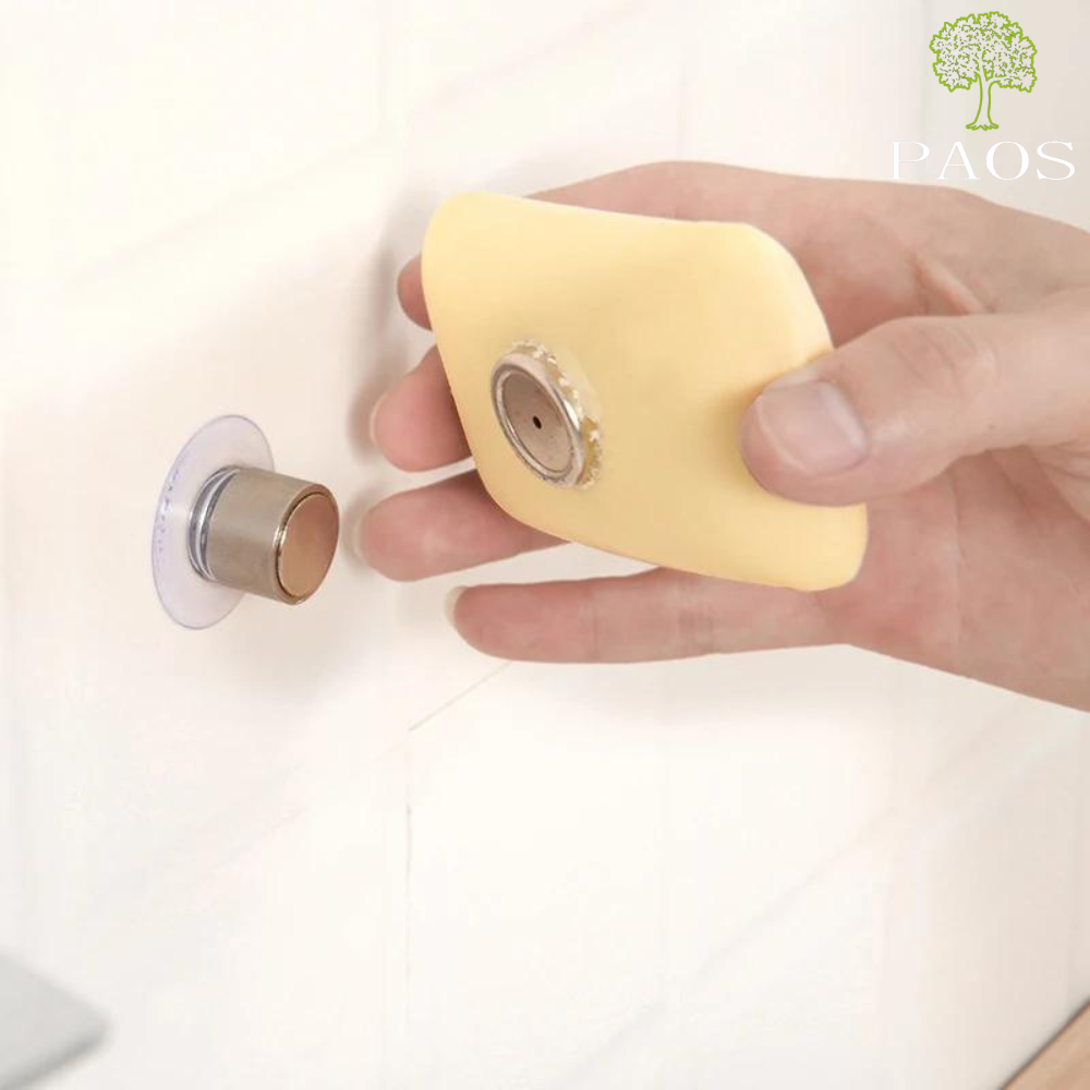 Magnetischer Seifenhalter ohne Bohren - Platzsparend und Sicher - paos-naturkosmetik