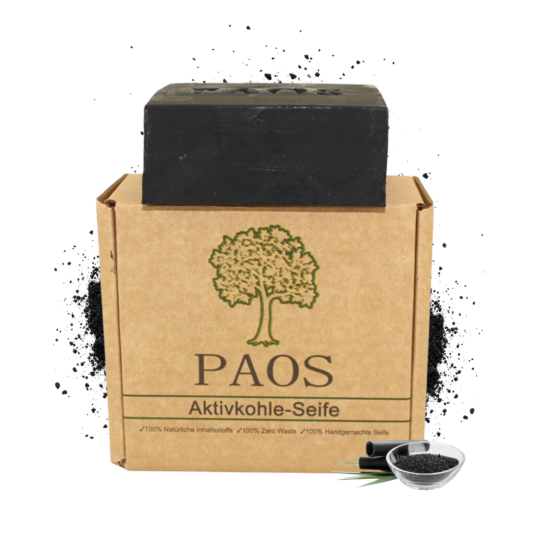 Aktivkohle Seife Vorderansicht