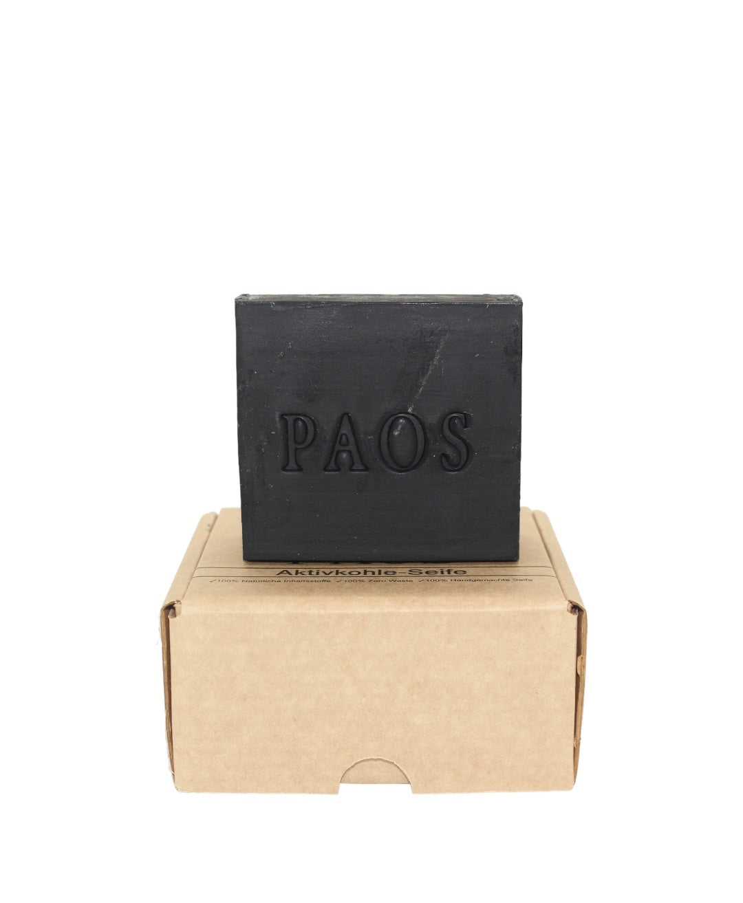 Aktivkohle Seife Vorderansicht