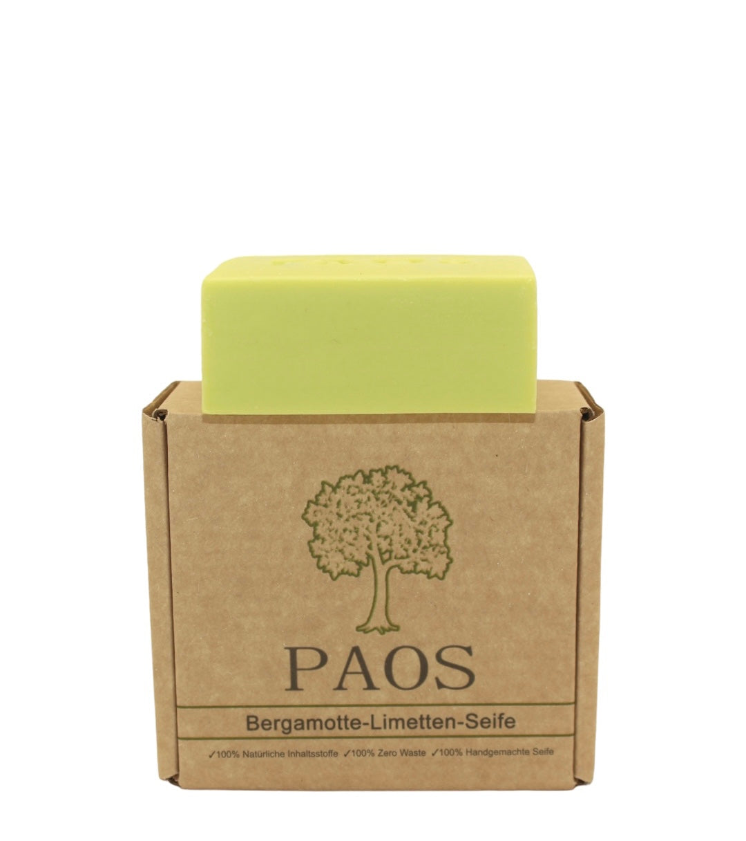 Bergamotte Limetten Seife Vorderansicht