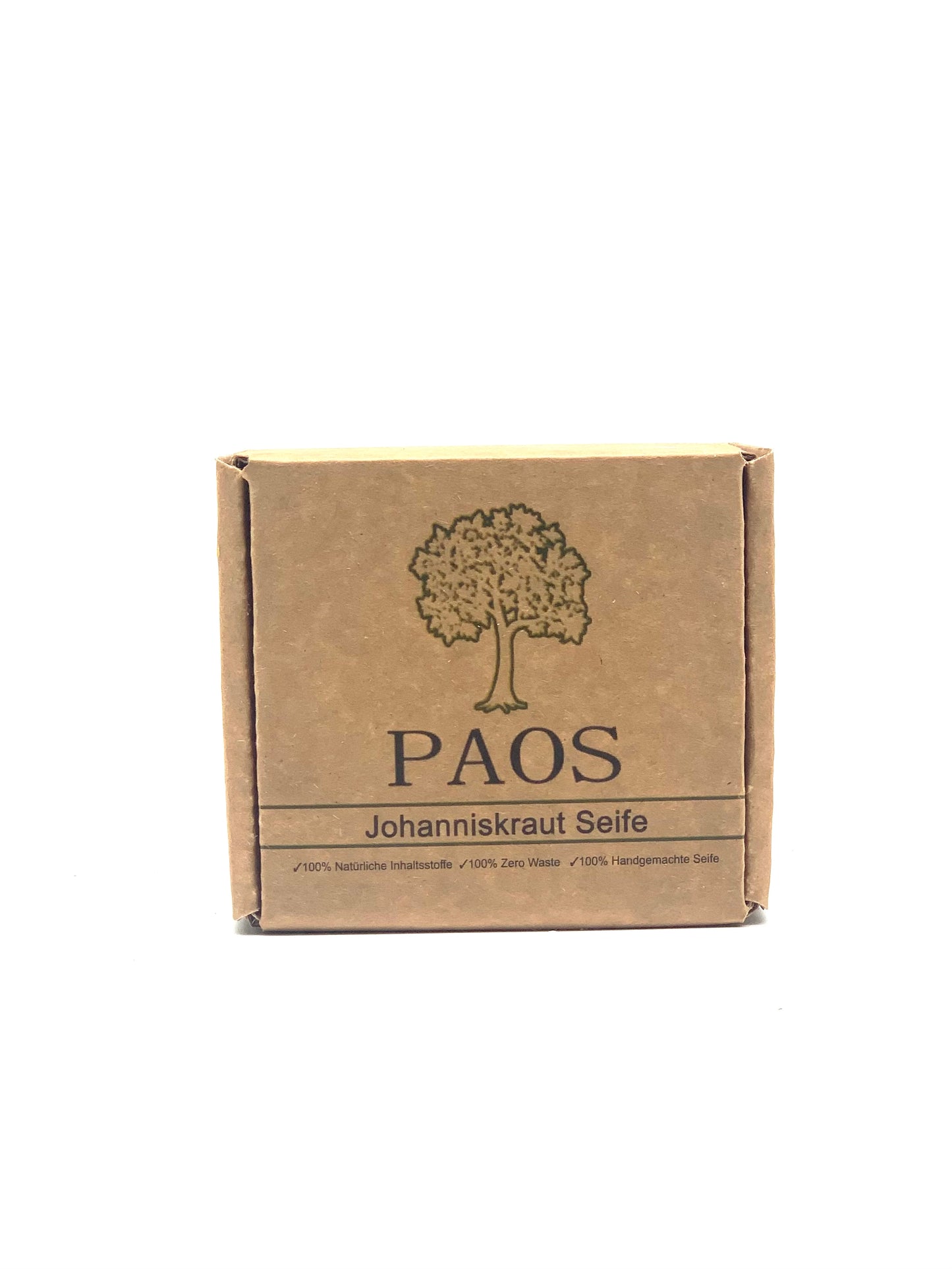 Johanniskraut Seife ca.150g, empfohlen bei Hauterkrankungen, Akne, Pickel, Mitesser, Ekzemen und Pilzen - paos-naturkosmetik
