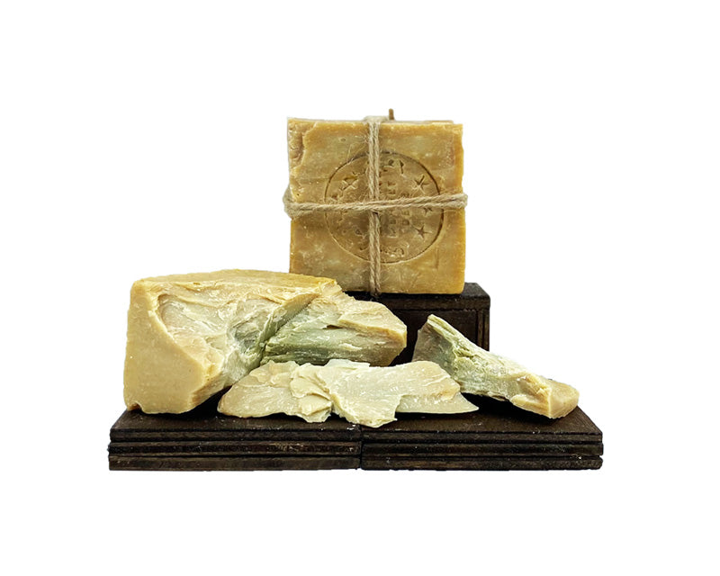 Original Aleppo Seife, 60% Olivenöl 40% Lorbeeröl ca.180g, empfohlen bei Schuppenflechten, Neurodermitis, Akne, Pickel und Mitesser - paos-naturkosmetik