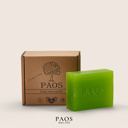 Aloe Vera Seife ca.150g, empfohlen bei Ekzemen, Neurodermitis, Herpes und Schuppenflechten - paos-naturkosmetik